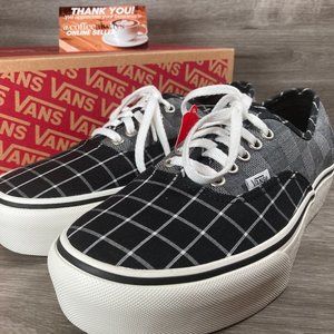 Vans Authentic Platform Woven Check New With Box